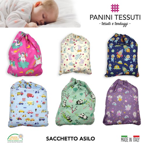 Sacchetto asilo nido - asilo, 100%