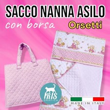 Sacco Nanna Asilo ricamato con